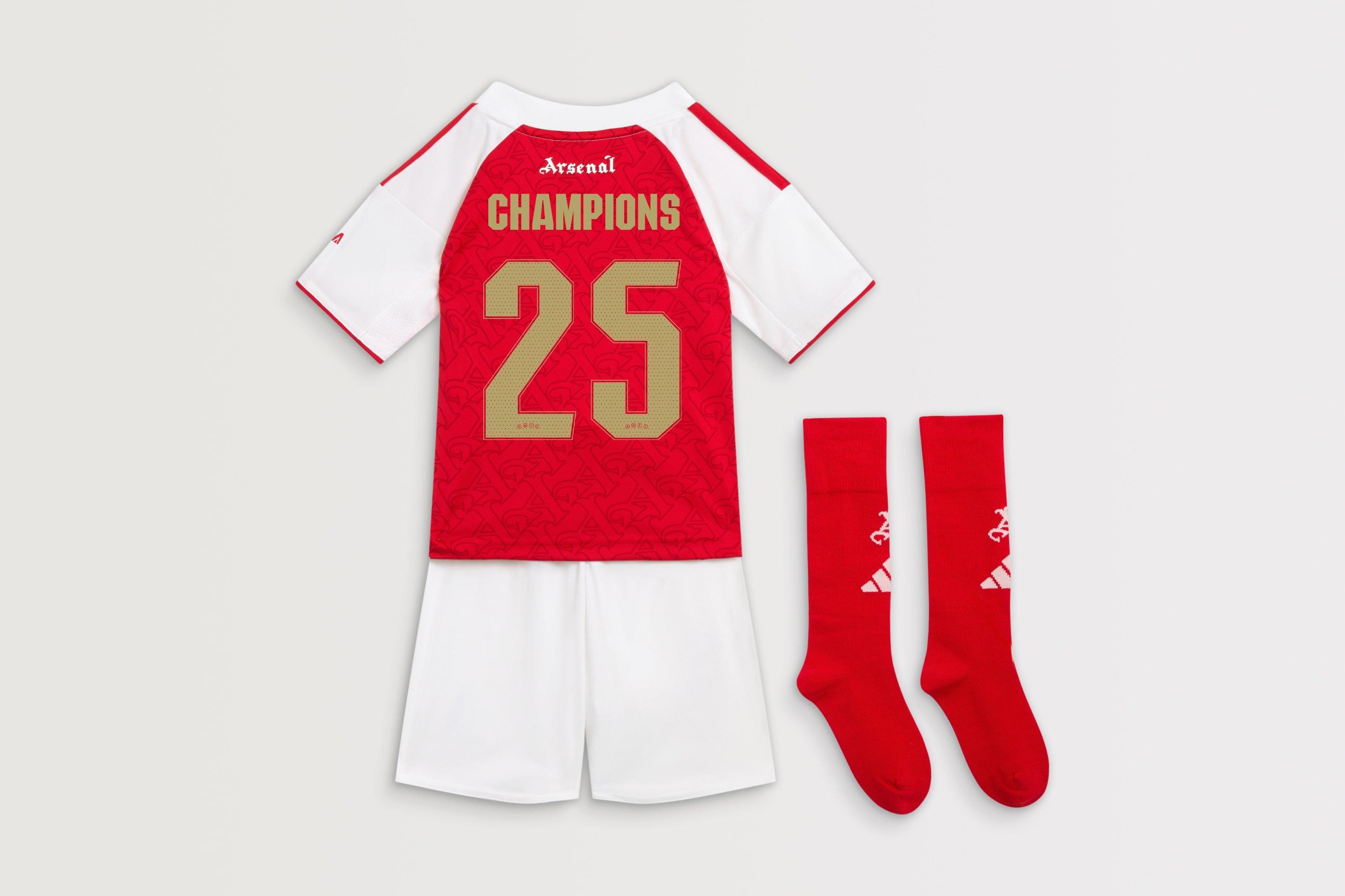 Arsenal adidas UWCL Champions Mini Kit