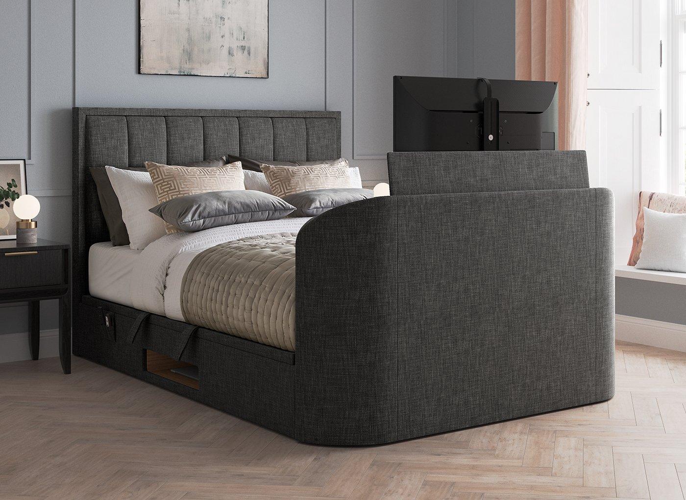 Osaka Upholstered Ottoman LG TV Bed Frame
